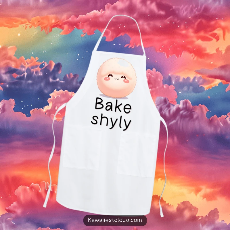 Funny Apron: A tiny, fluffy sphere with a bashful smile and a shy demeanor, bringing cuteness to kitchen tasks.