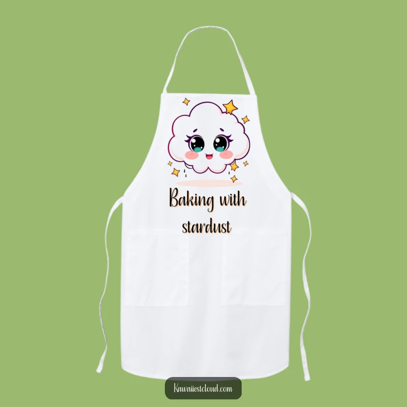 Funny Star Rain Cloud Apron: Sprinkle Magic in the Kitchen