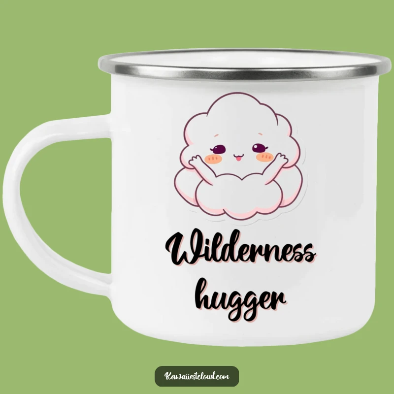 Funny Cloud Hugging Sky Camping Mug: Embrace Adventure with Sky-High Cheer, Great Gift