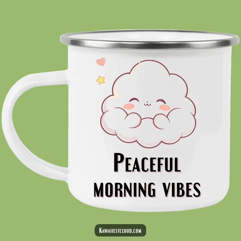 Funny Retro Cloud Camping Mug - Dreaming Serenity, Great Funny Gift!