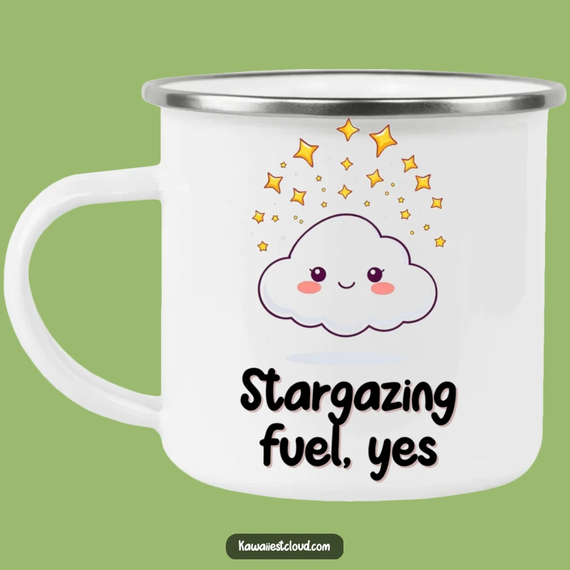 Starry Cloud Camping Mug: Sip Magic Under the Stars!