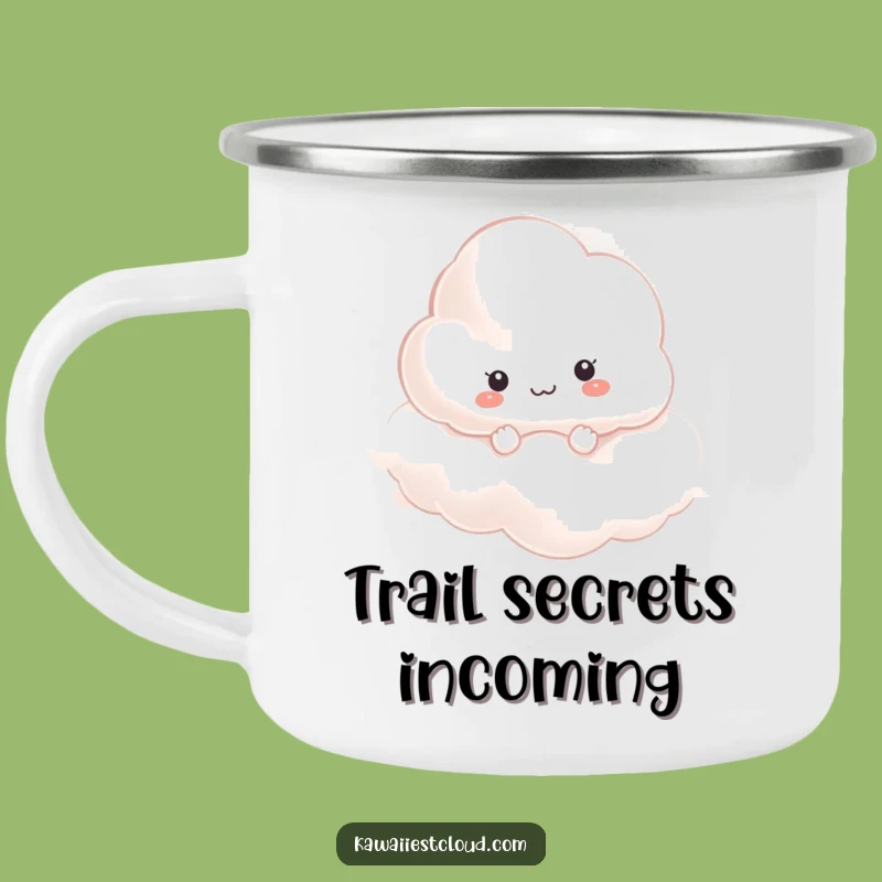 Funny Curious Cloud Camping Mug - Explore & Sip, Durable & Hilarious Gift