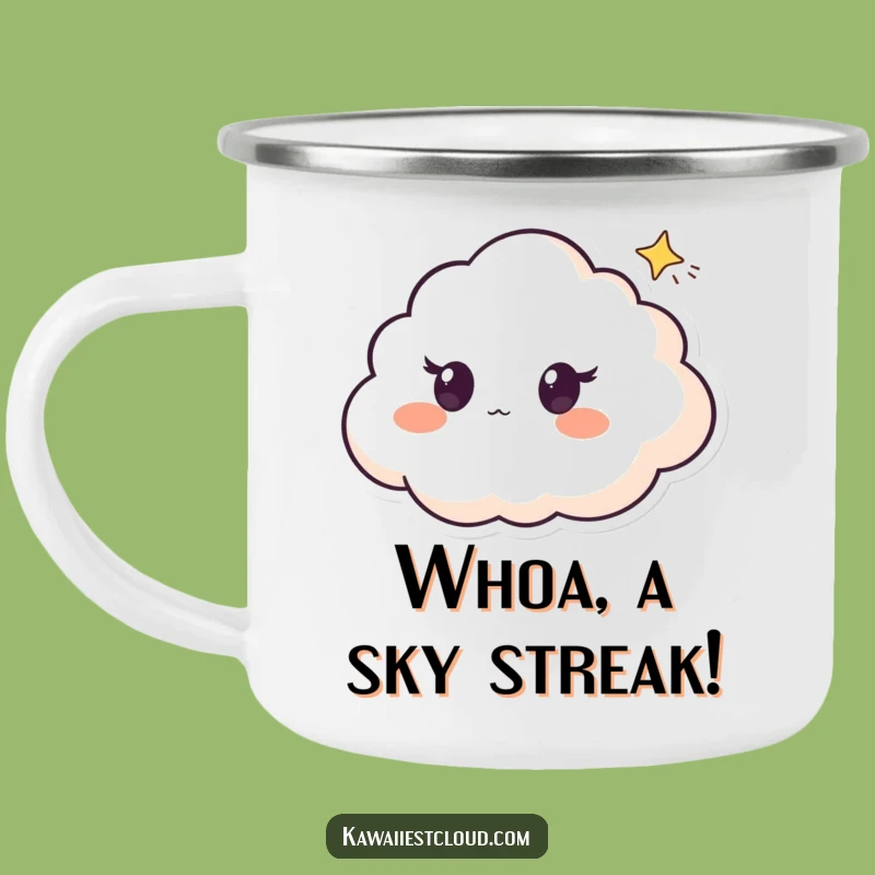 Funny Cloud Surprise Camping Mug, Star Gazing Adventure, Outdoor Magic