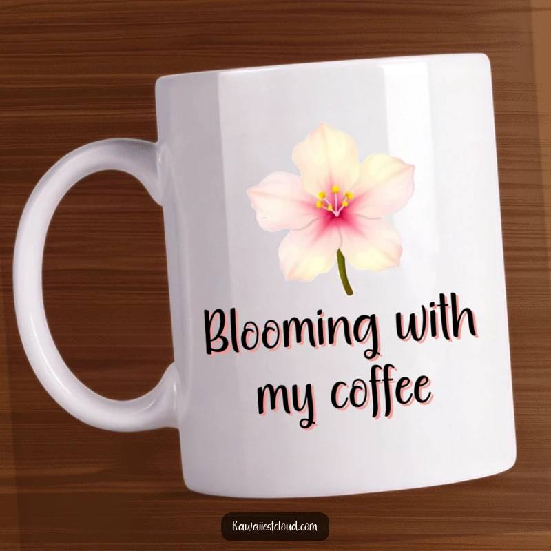 Funny tiny glowing blossom with delicate translucent petals, emitting a soft and enchanting light.