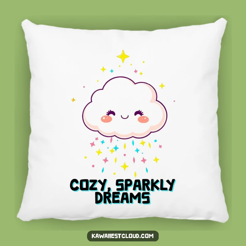 Funny Joyful Cloud Pillow - Cozy Colors, Soft Accent & Hilarious Gift
