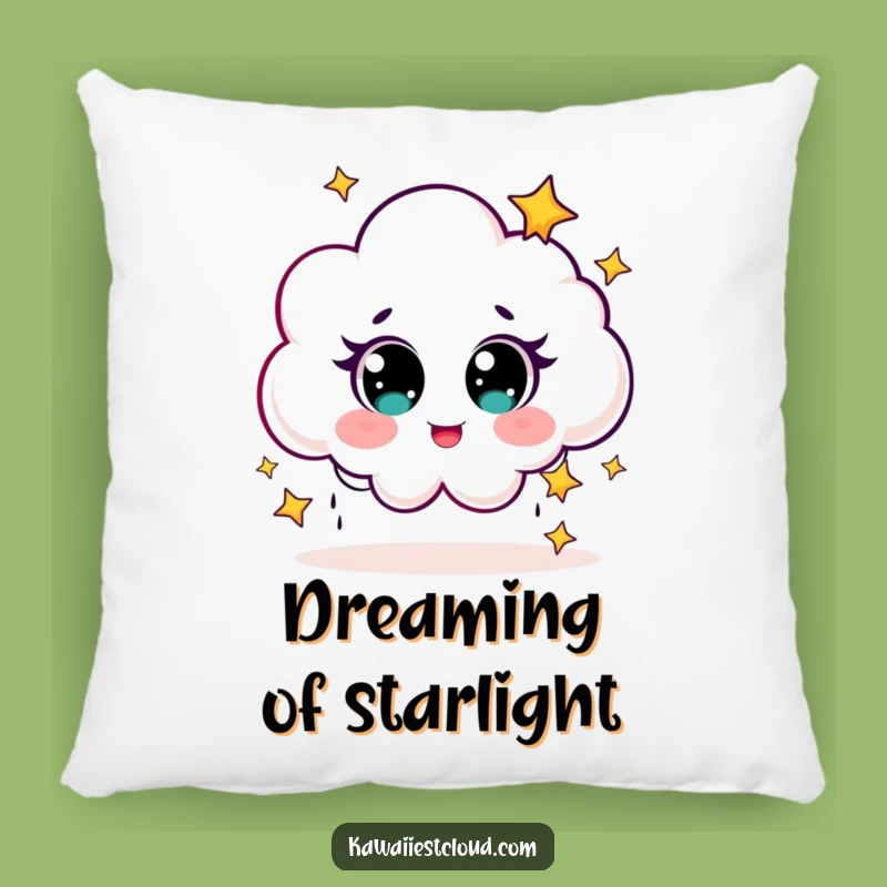 Funny Star Rain Cloud Pillow: Cozy Comfort with Giggling Stars