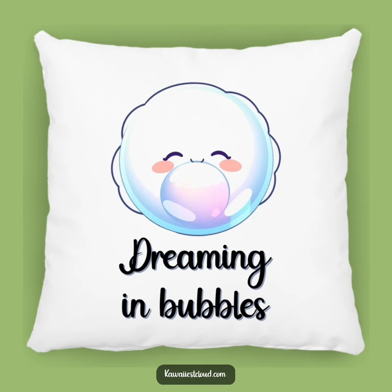 Funny Delighted Cloud Pillow: Cozy Comfort with a Hilarious Bubble