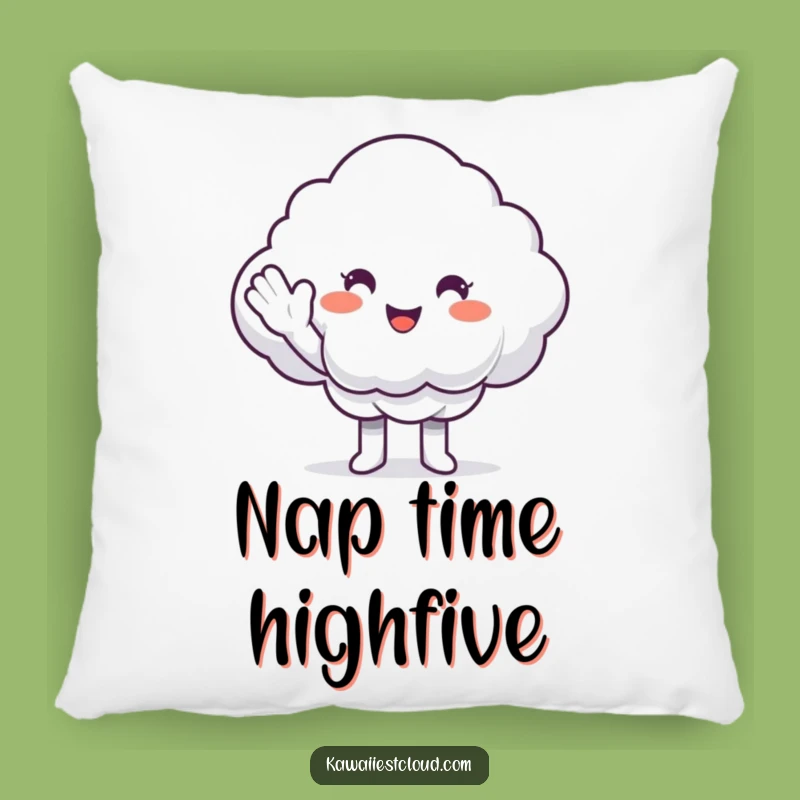 Funny Cloud High-Five Pillow: Cozy Comfort and Positivity Gift