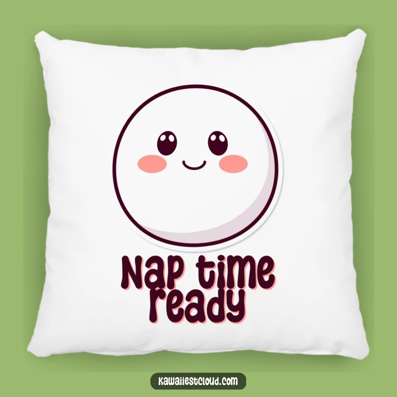 Funny Rounded Character Pillow: Smiling Comfort, Soft Cozy Funny Gift