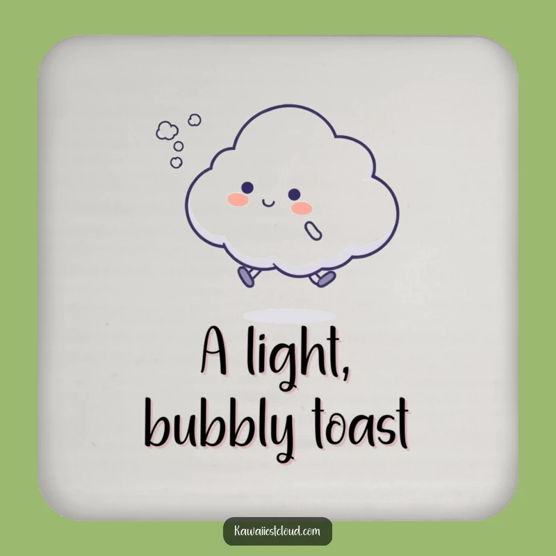 Funny Cloud Hop Coaster - Silly Vapor Puff Protection