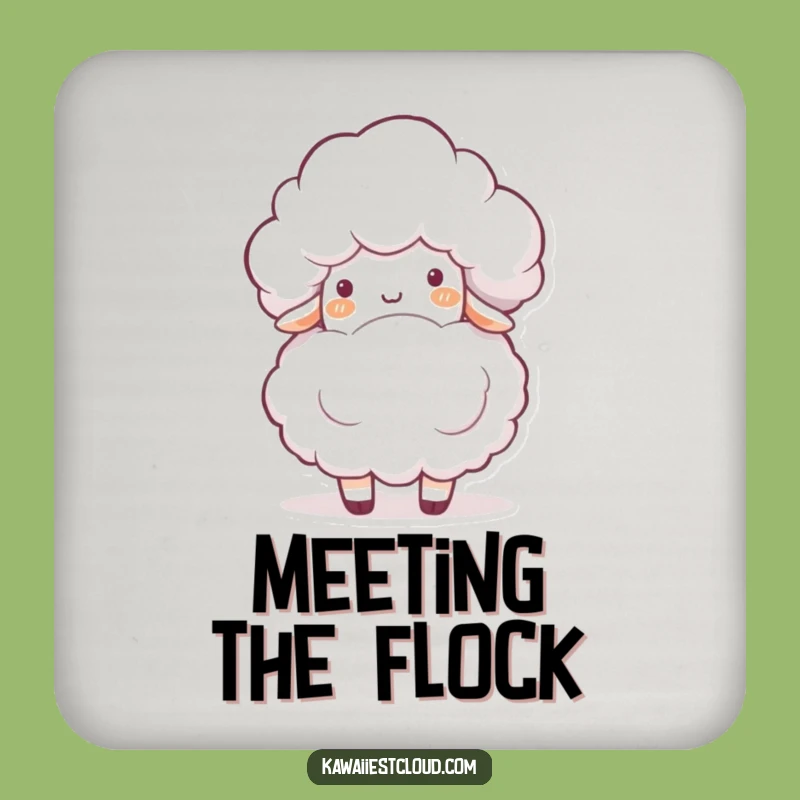 Funny Cloud Coaster - Sheep Bump Protection, Perfect Funny Gift!