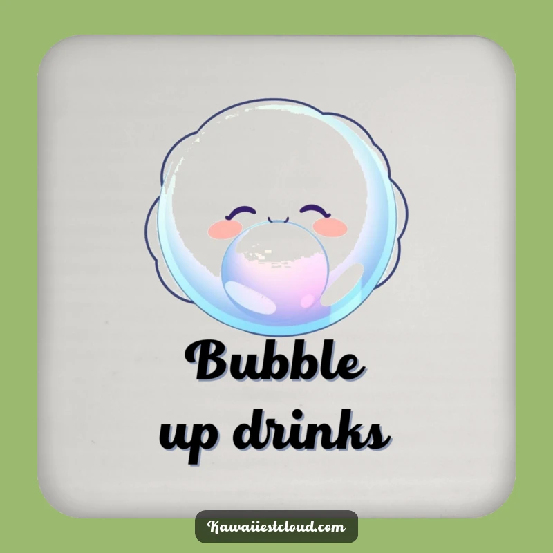 Funny Delighted Cloud Coaster: Giant Bubble for Hilarious Drink Protection