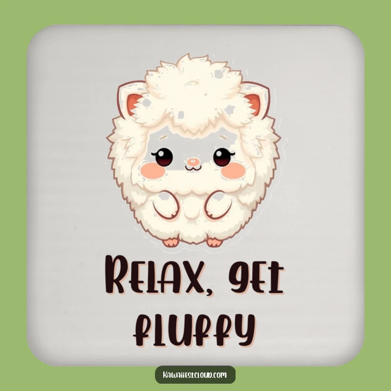 Funny Fluffy Character Coasters: Minimalist Protection, Stylish Funny Gift for Hosts
