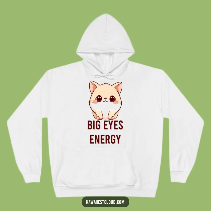 Funny Plump Creature Hoodie: Cozy Curious Eyes Sweatshirt, Ultimate Funny Gift