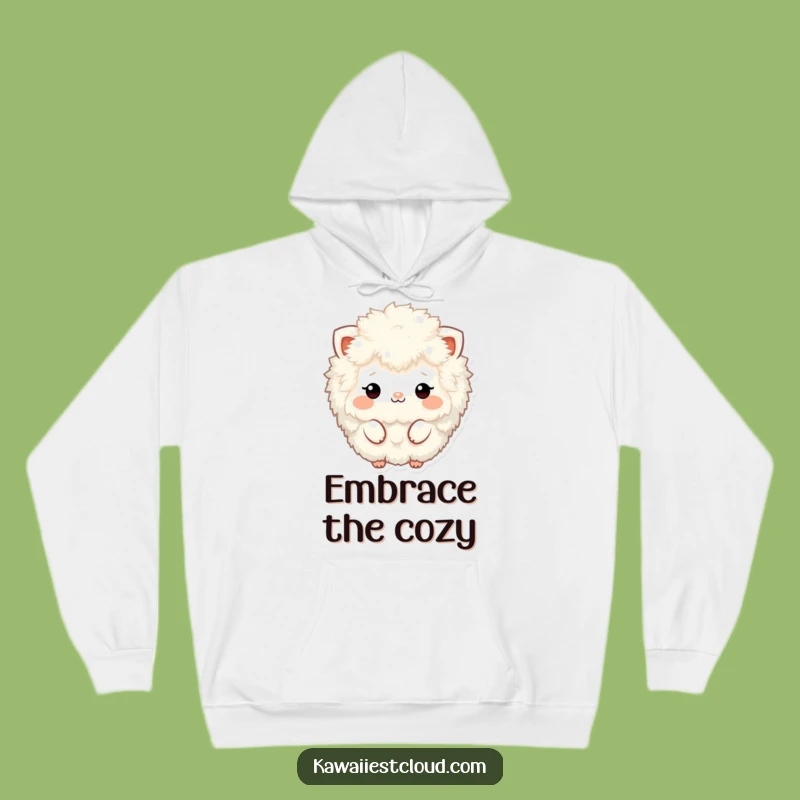 Cozy Funny Fluffy Character Hoodie: Warm Textured Comfort, Ultimate Funny Gift