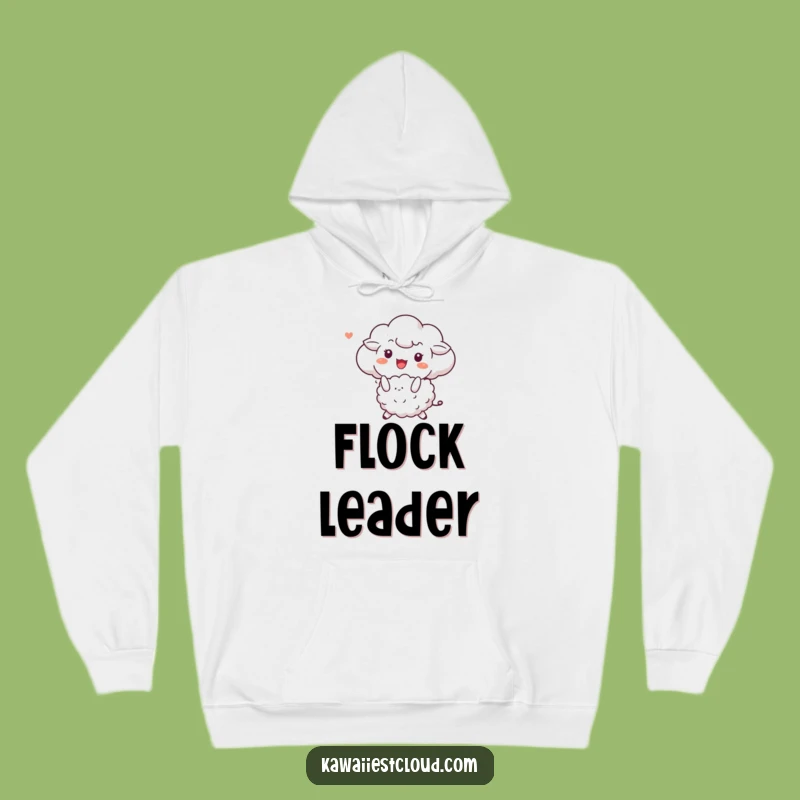 Funny Cloud Sheep Bounce Hoodie: Cozy Joyful Character Sweatshirt, Perfect Gift