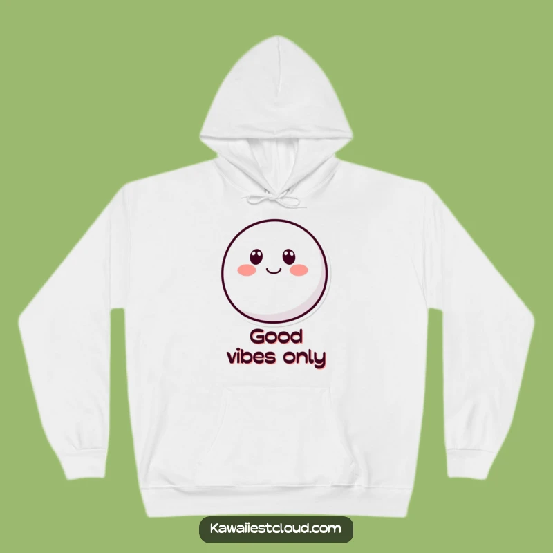Cozy Funny Rounded Character Hoodie: Smiling Comfort, Warm Funny Gift for All