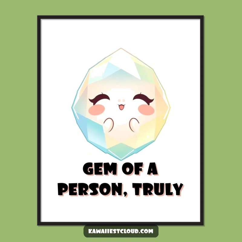 Free Printable Wall Art: Sparkling Gem for a Dazzling Downloadable Decor Gift