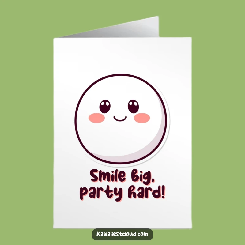 Free Printable Birthday Card: Simple Smiley Dude, Funny Downloadable Gift