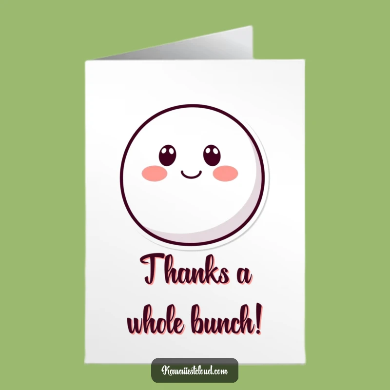 Free Printable Thank You Card: Smiley Pal's Gratitude, Funny Downloadable Gift