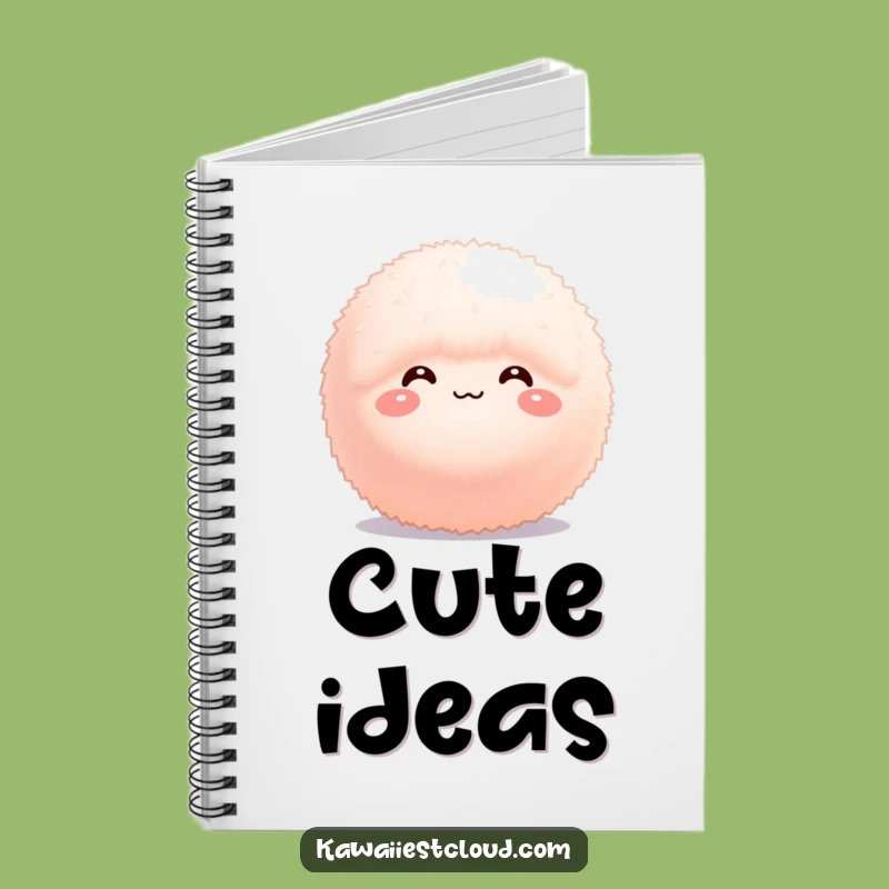 Funny Fluffy Sphere Notebook: Jot Notes, Bashful Charm, Perfect Gift