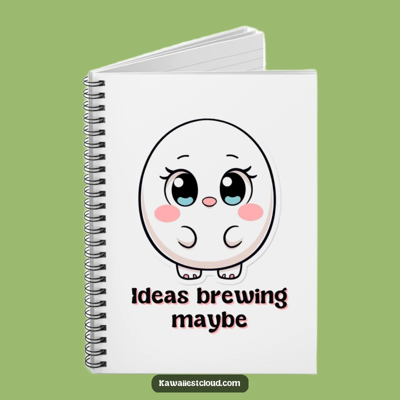 Funny Ovular Character Notebook: Innocent Eyes Journal, Perfect Creative Funny Gift