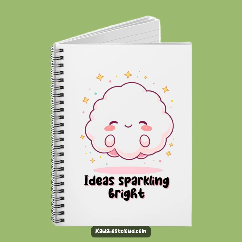 Funny Sparkle Cloud Notebook: Jot Down Ideas with Joyful Sparkles, Unique Funny Gift