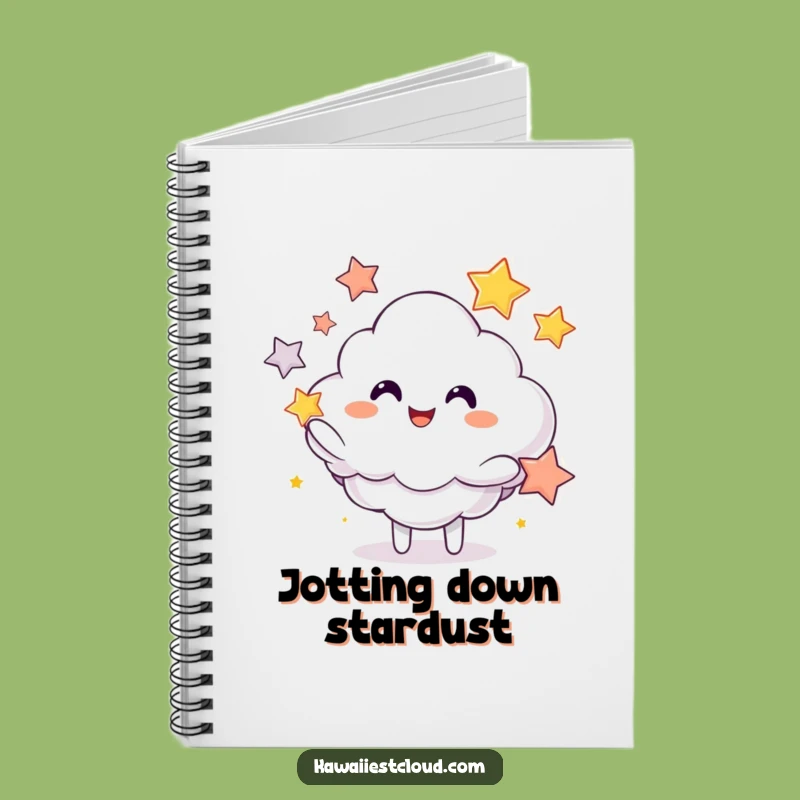 Funny Star Juggling Cloud Notebook: Jot Down Ideas with Galactic Wit and Charm