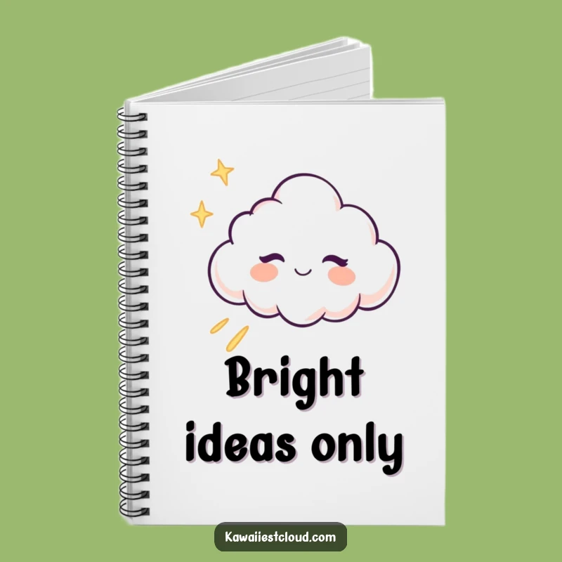 Funny Winking Cloud Notebook - Journal Your Magic, Creative & Practical Gift