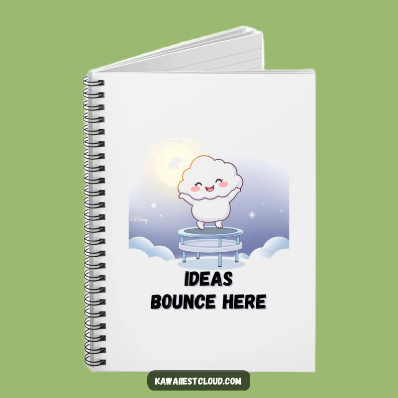 Funny Cloud Trampoline Notebook: Jot Down Ideas with Joyful Flair Gift