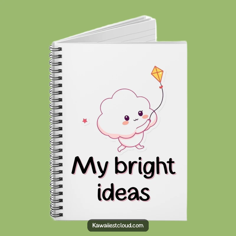 Funny Playful Cloud Kite Notebook: Light Journal, Perfect Humorous Stationery Gift