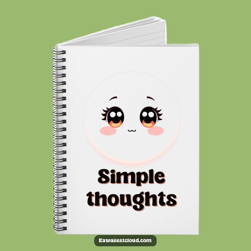 Funny Round Object Notebook: Jot Notes, Innocent Gaze, Perfect Gift