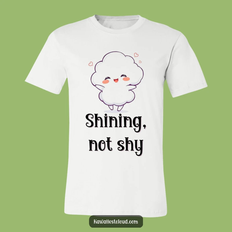 Funny Delighted Cloud T-Shirt - Dance Through Life, Expressive & Hilarious Gift