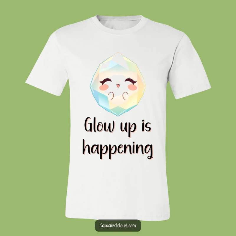 Funny Gemstone T-Shirt: Sparkling Light Design, Chic Humorous Gift for Fashionistas