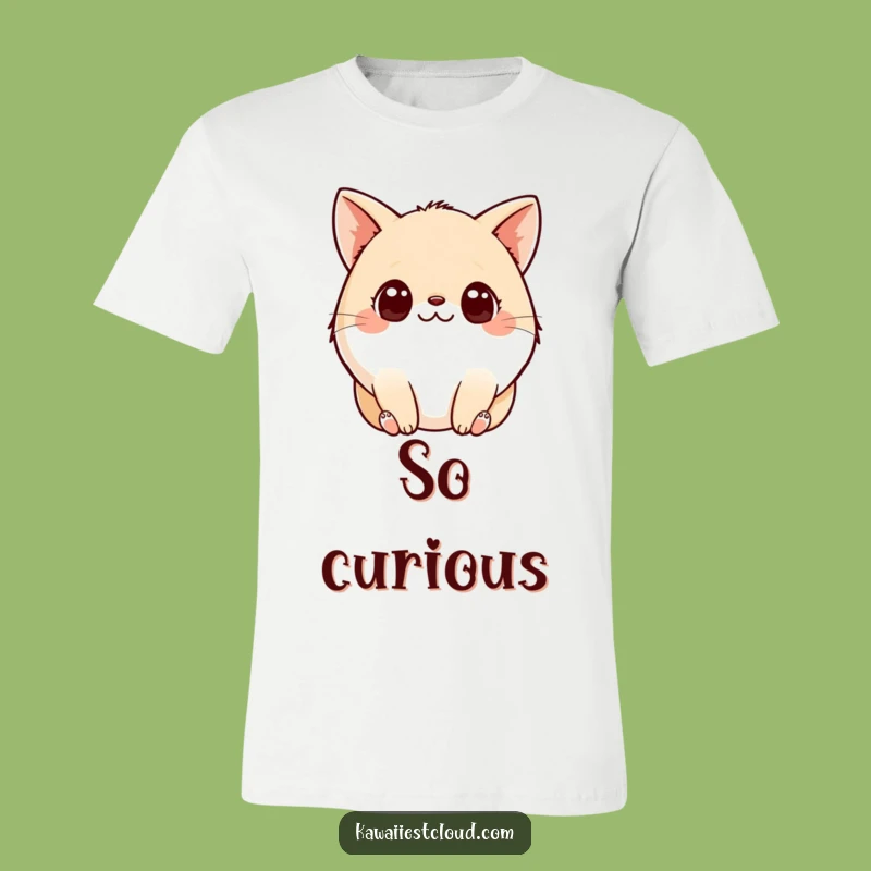 Funny Plump Creature T-Shirt: Cute Curious Eyes Design, Hilarious Gift for All