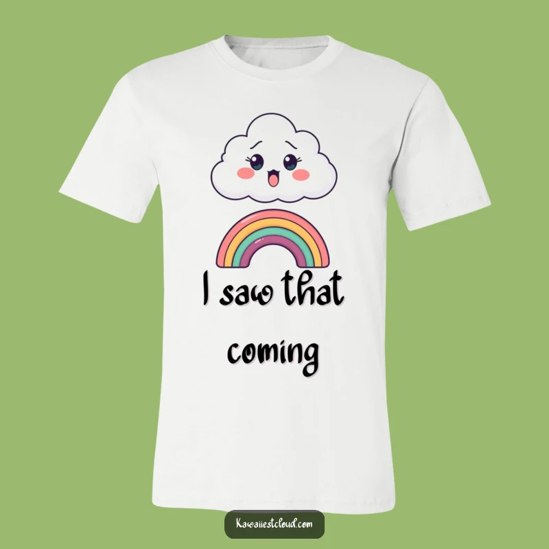 Funny Surprised Cloud T-Shirt - Hilarious Weather Tee for a Chuckle