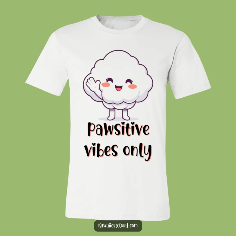 Funny Cloud High-Five Tee: Spread Positivity T-Shirt Gift