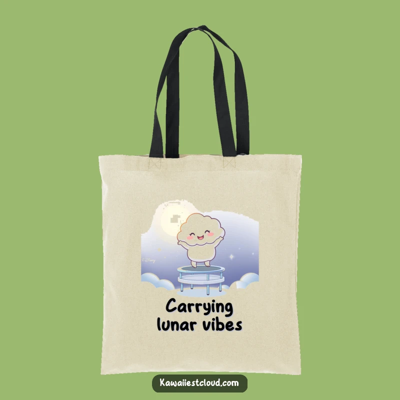 Funny Cloud Trampoline Tote Bag: Carry Your Joy and Essentials Gift